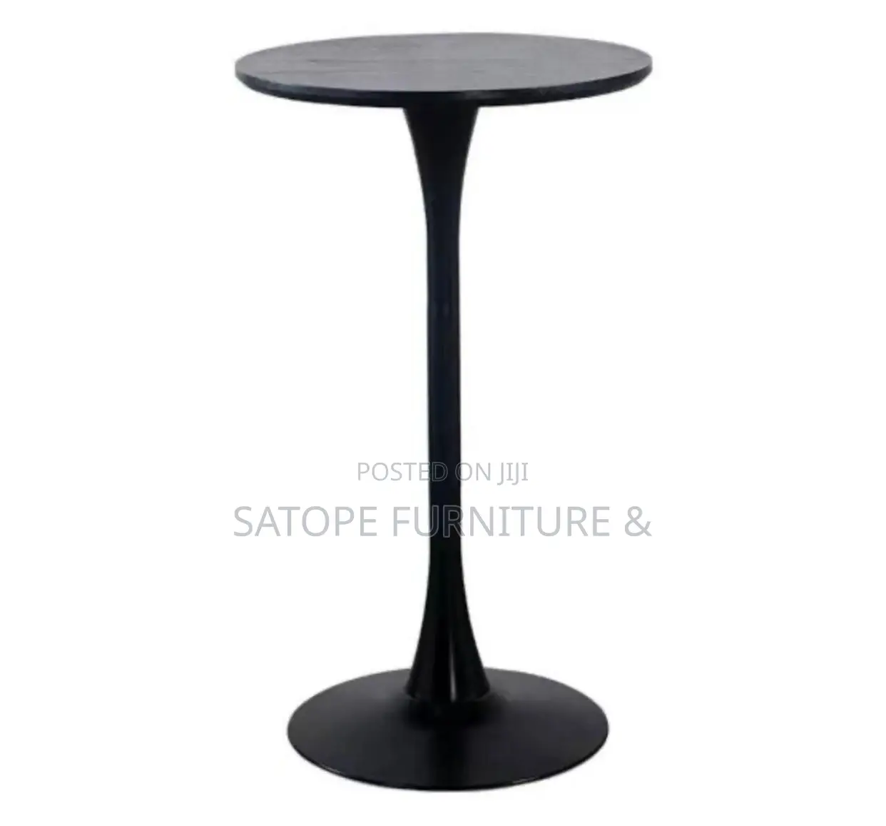 The Black Tall Side Table