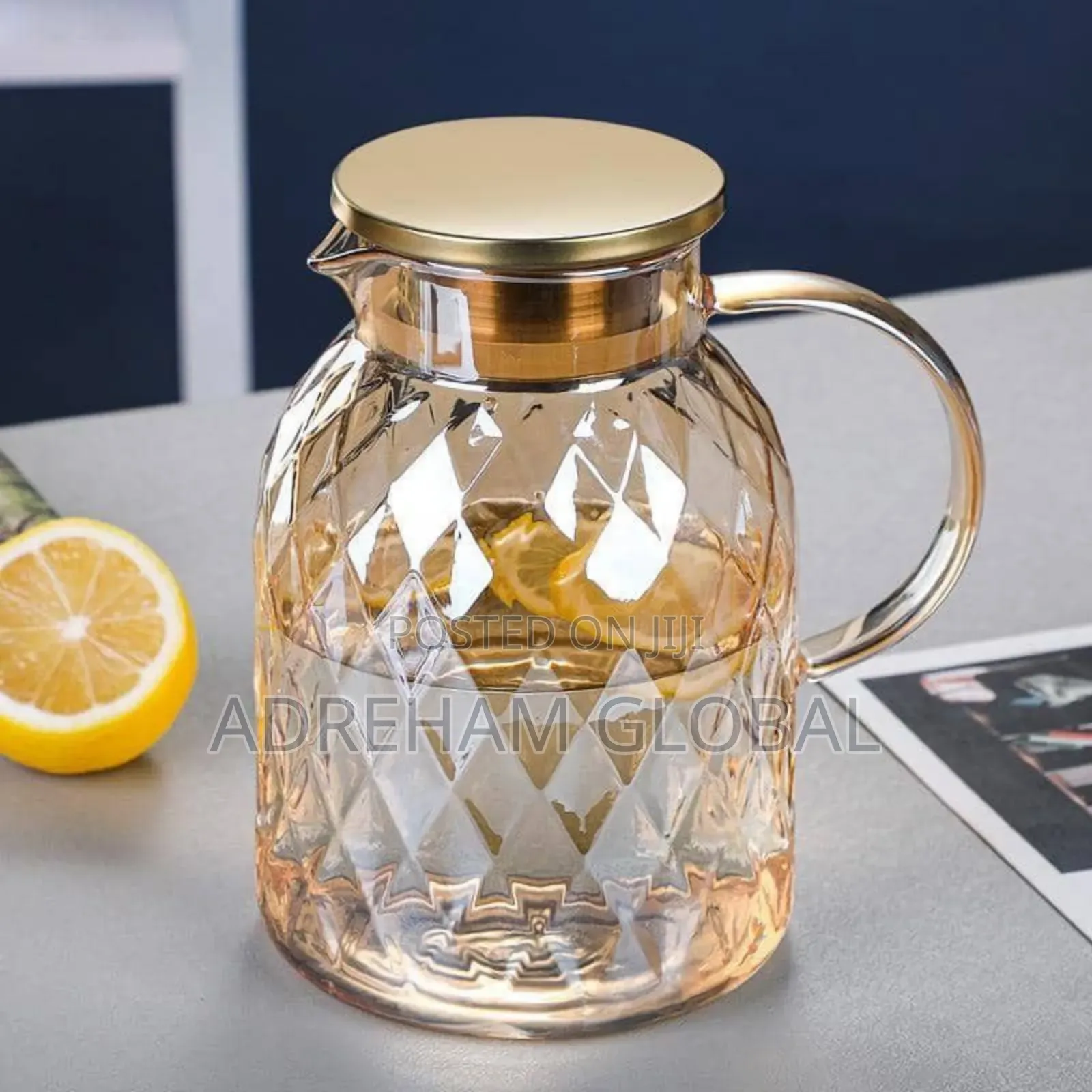 1.8ltr Transparent Borosilicate Glass Teapot,Heat Resistant Hot Cold