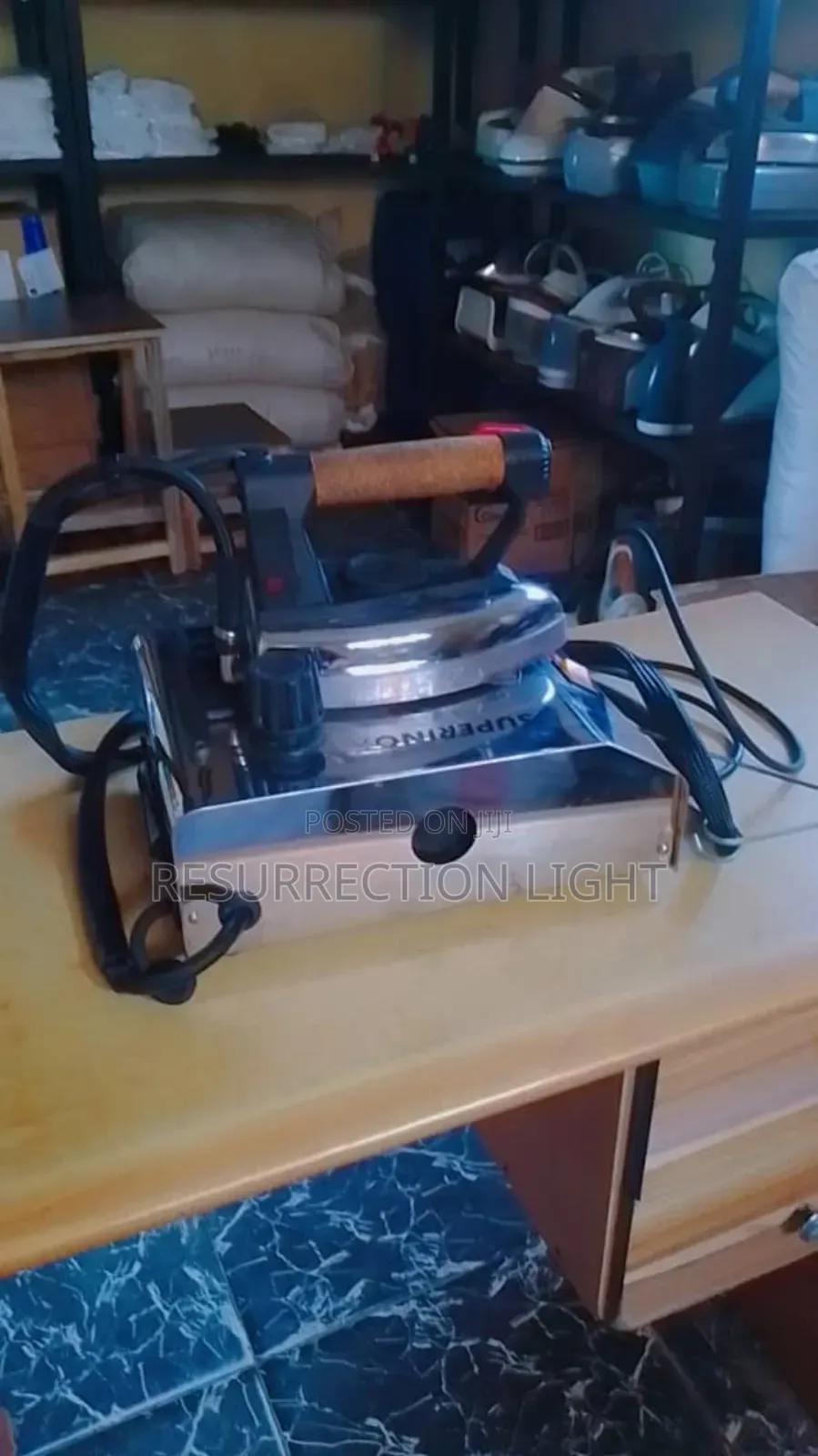Italian Spidiva Industrial Steam Iron for Professionals