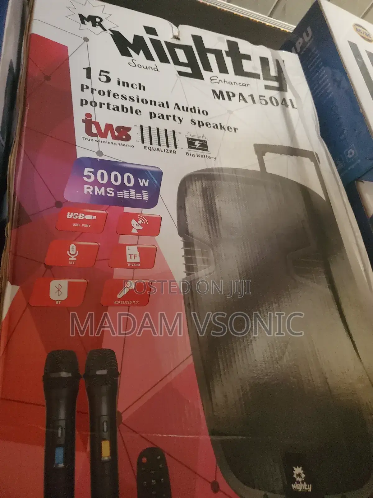 Mighty Professional Audio Portable Party Speaker