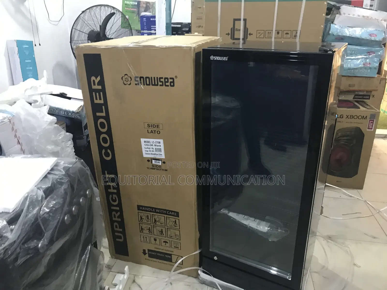 Snowsea Lc-270w Merchandising Beverage Cooler