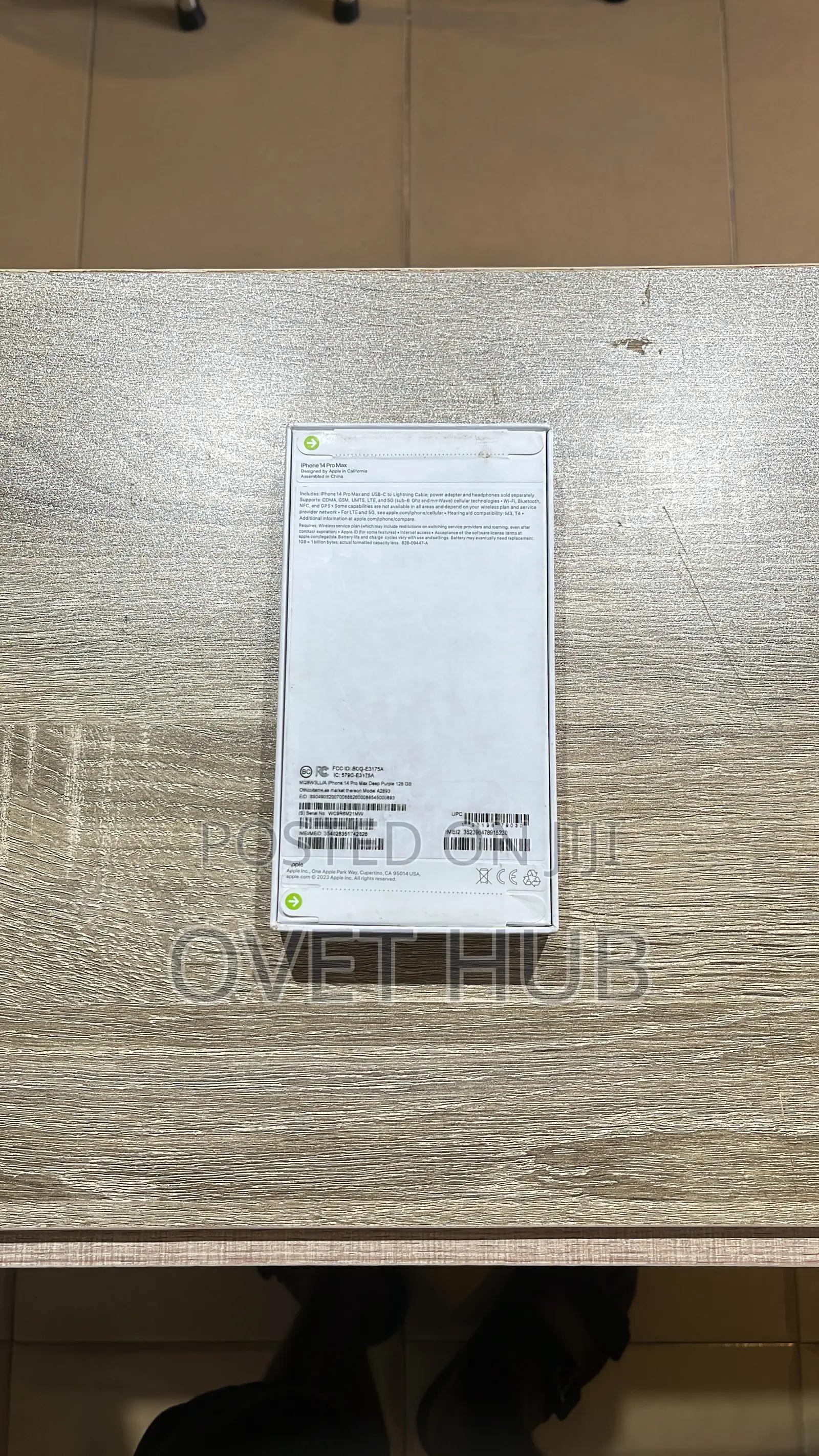 New Apple iPhone 14 Pro Max 128 GB Purple