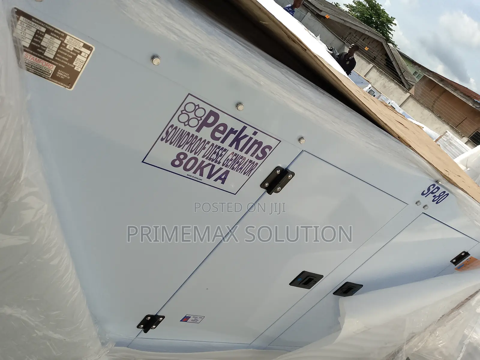 80kva Perkins Soundproof Diesel Genset – 400v/50hz