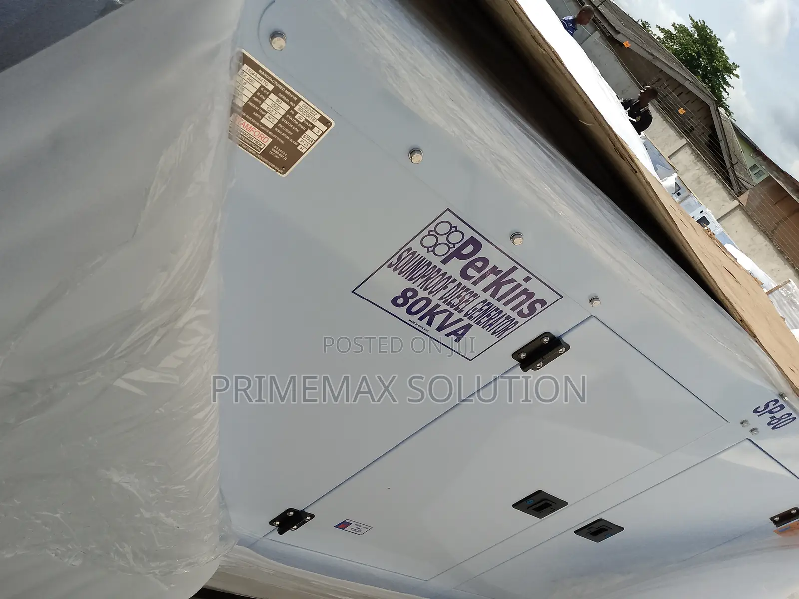 Genuine Perkins 1104a-44tg2 Engine 80kva Prime Power Generator