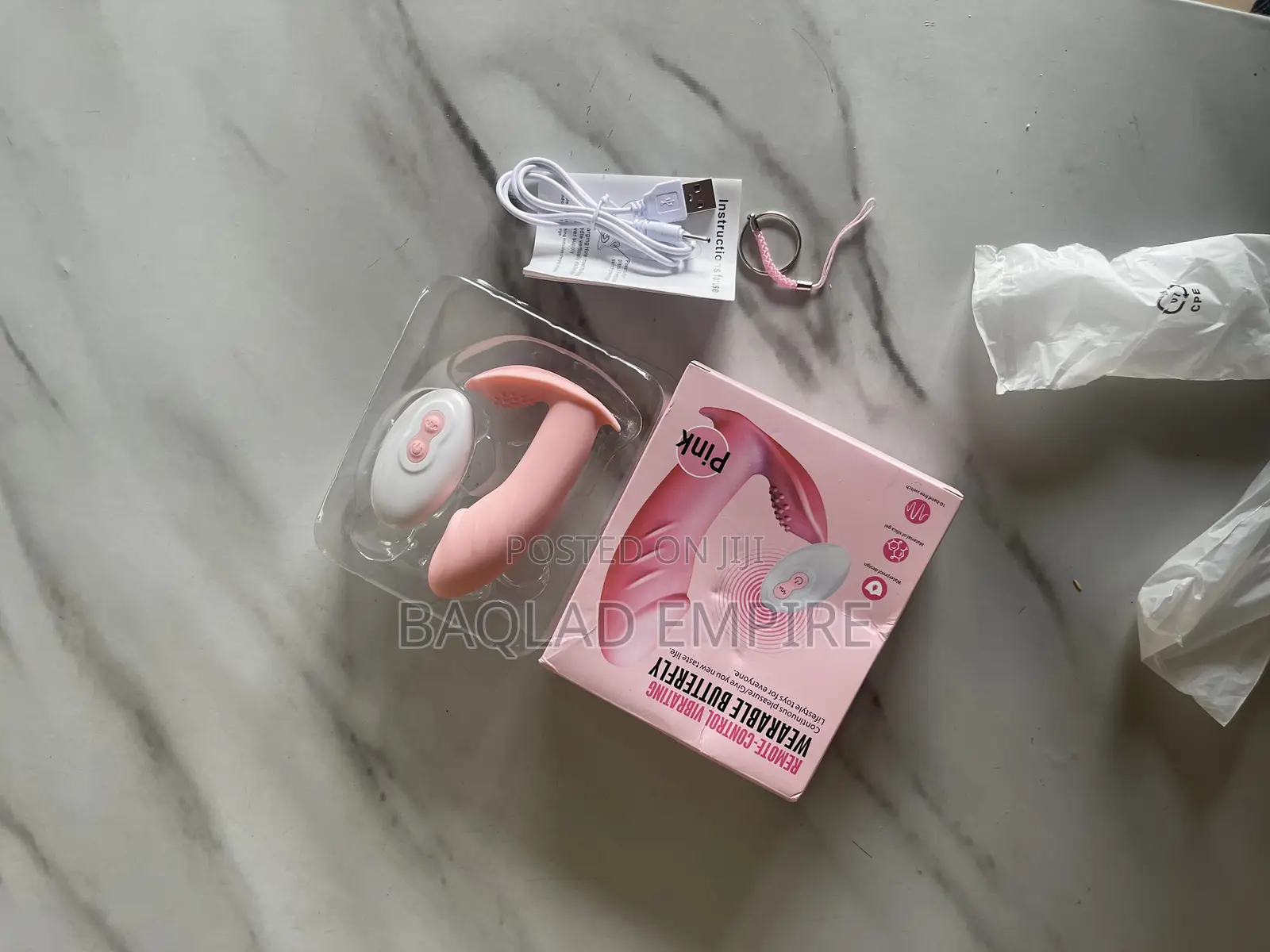 Wearable Butterfly Vibrator Sex Toy With Remote Control for Women