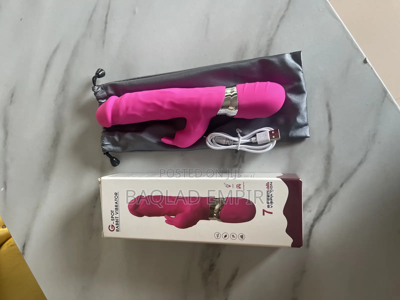 G-Spot Realistic Veined Rabbit Thick Dildo Vibrator Sex Toy for Women