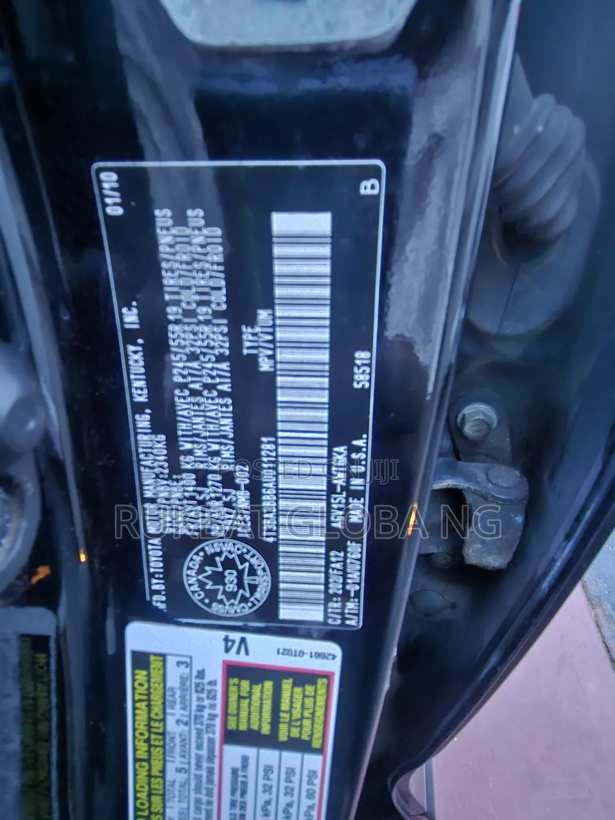 Toyota Venza 2010 Black