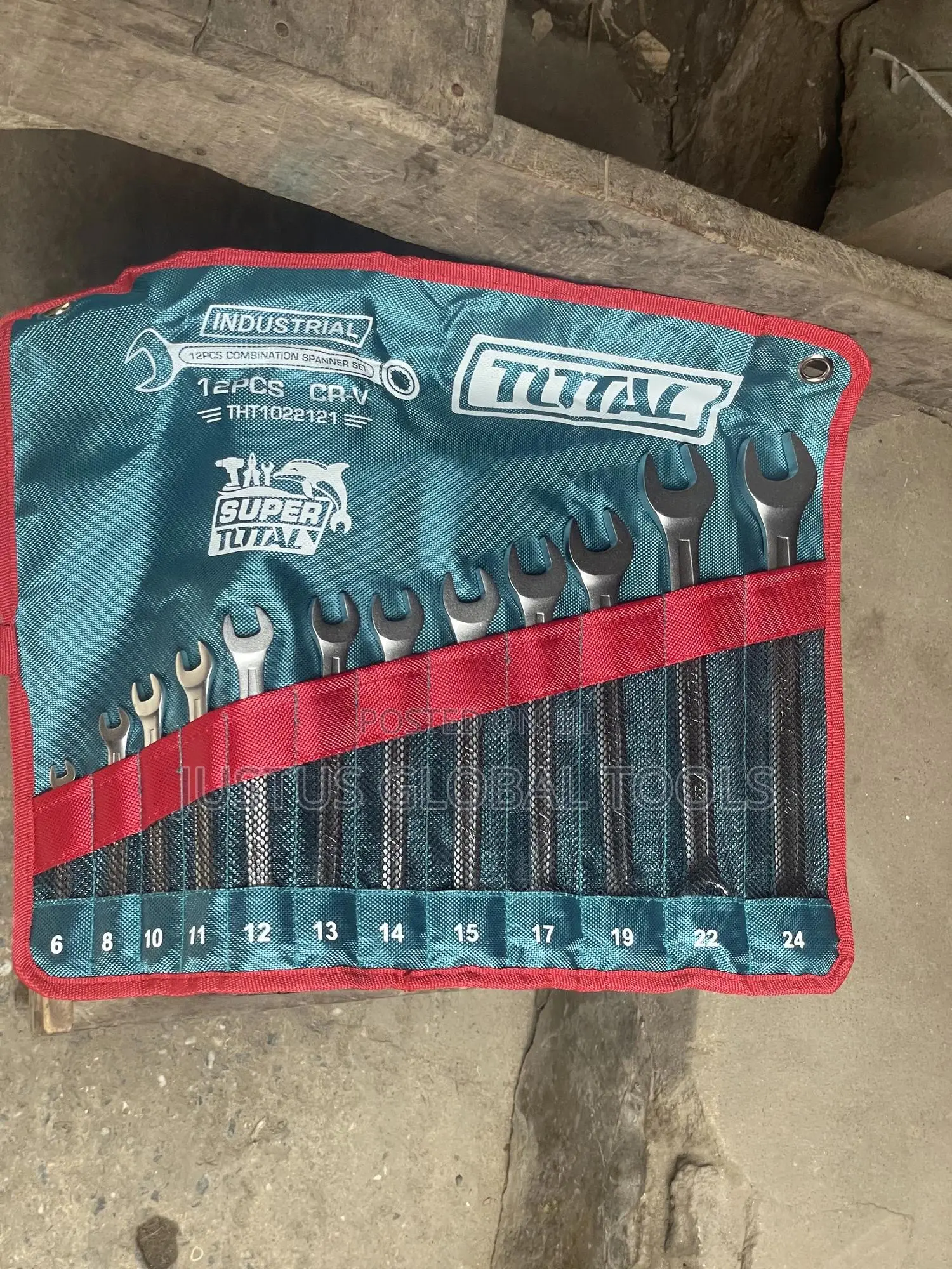 Original Total Set of Combination Spanners 6 to 24mm