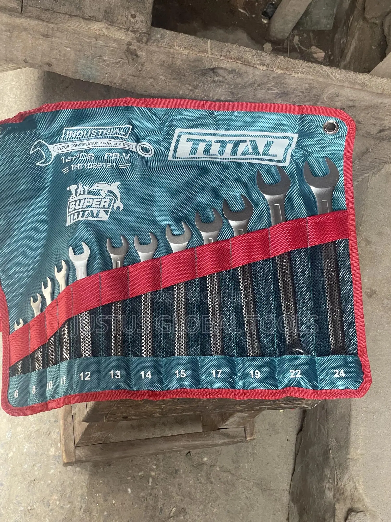 Original Total Set of Combination Spanners 6 to 24mm