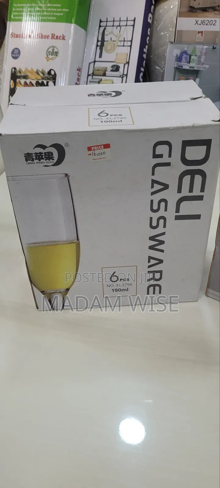 Glass Cup, Deli Glassware