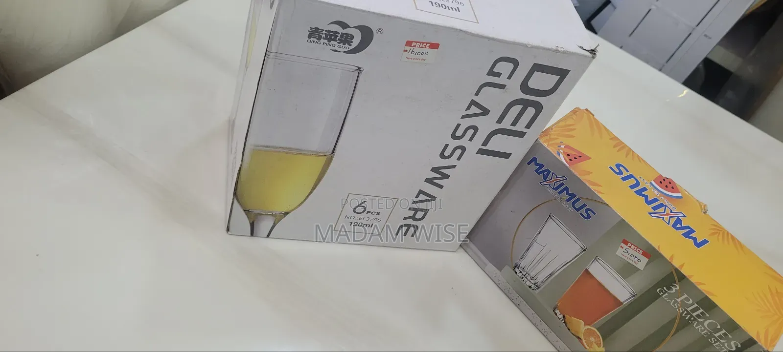 Glass Cup, Deli Glassware