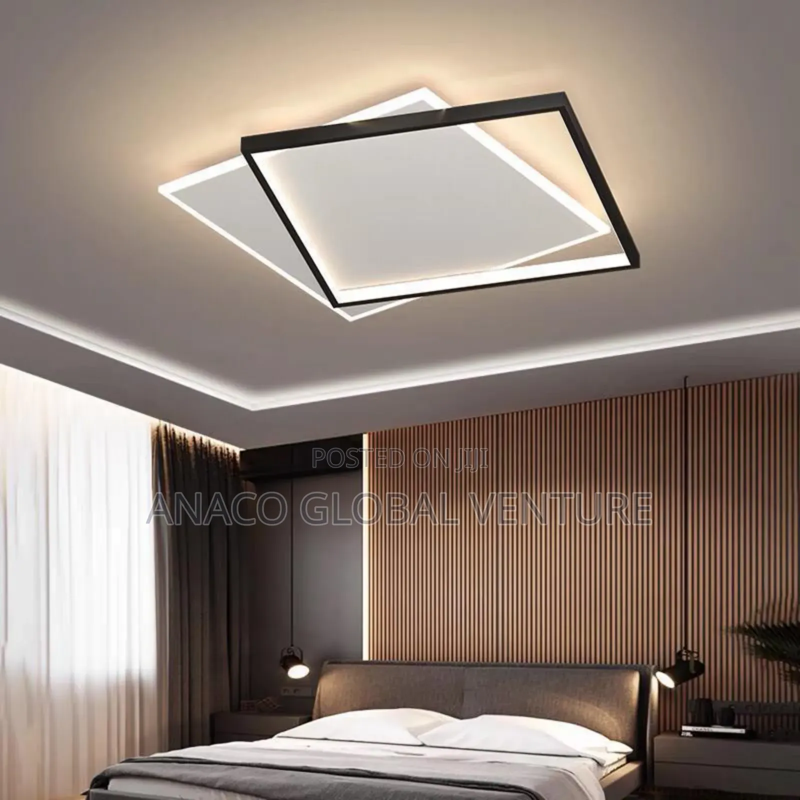 Bedroom Led Chandelier 3 Colour's