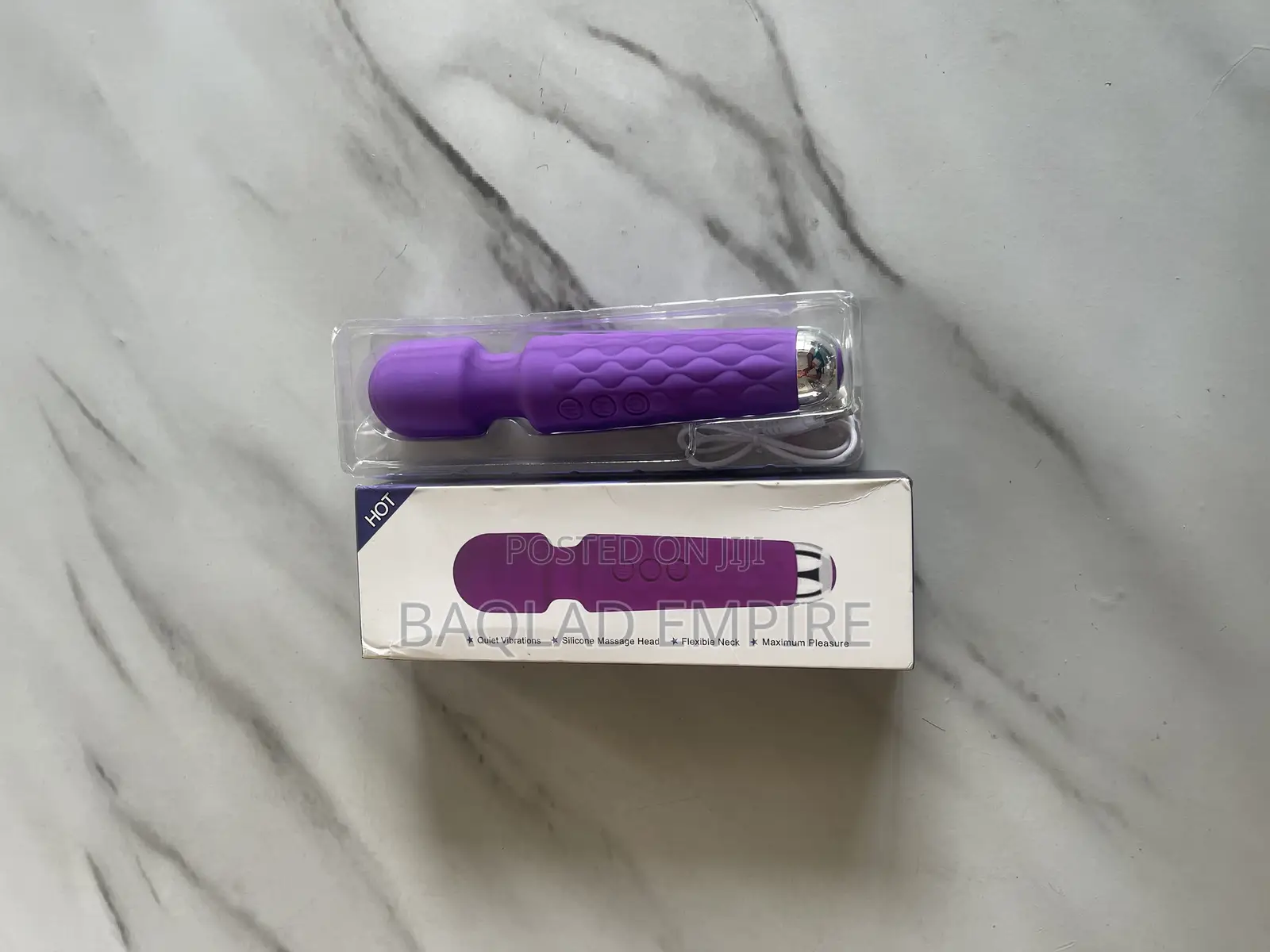 Rechargeable Magic Wand Microphone Sex Toy Vibrator for Women