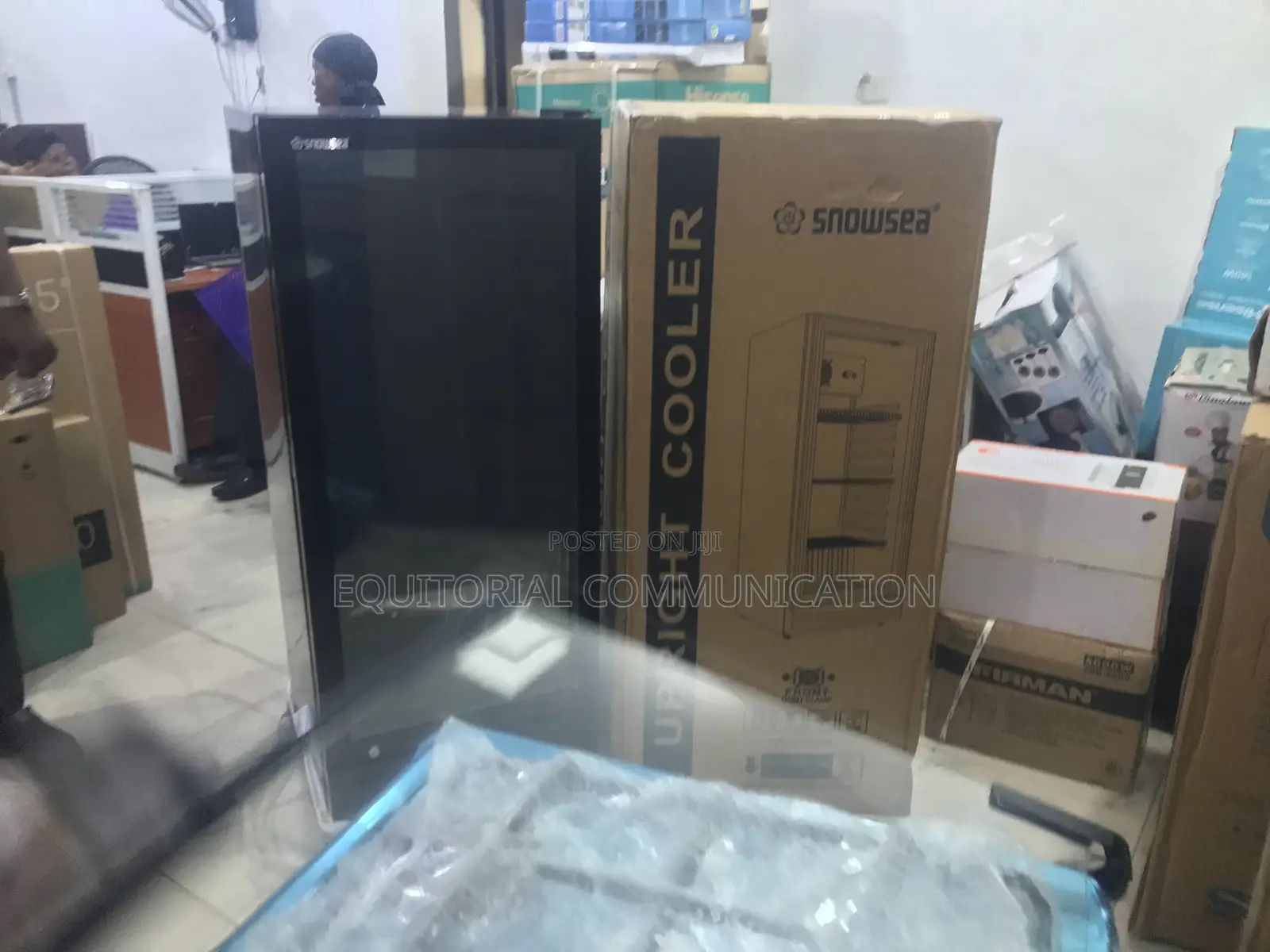 Snowsea Lc-270w Upright Refrigerator for Store Display