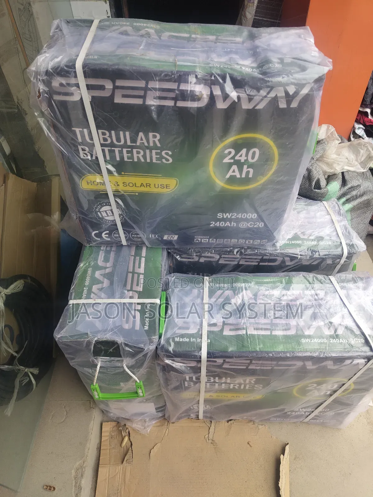 Speedway Tubular Battery 240ah And Choice Tubular Battery