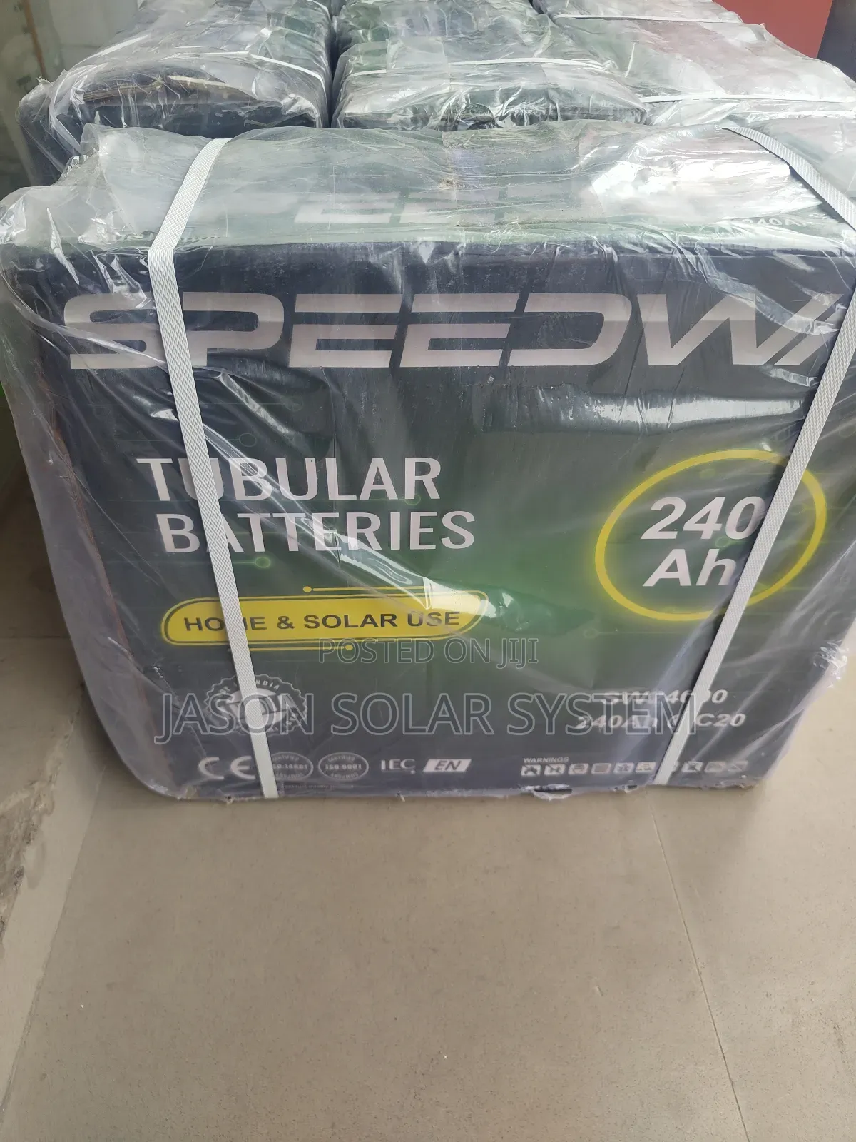 Speedway Tubular Battery 240ah and Choice Tubular Battery