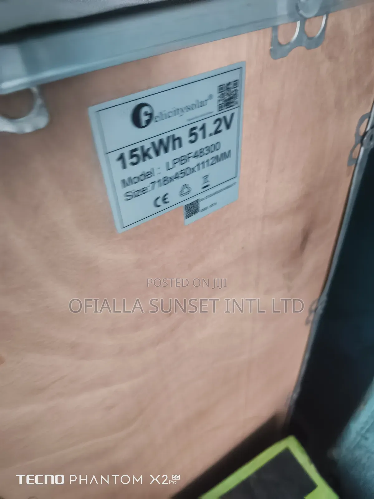 15kwh 48v Felicity Lithium Battery