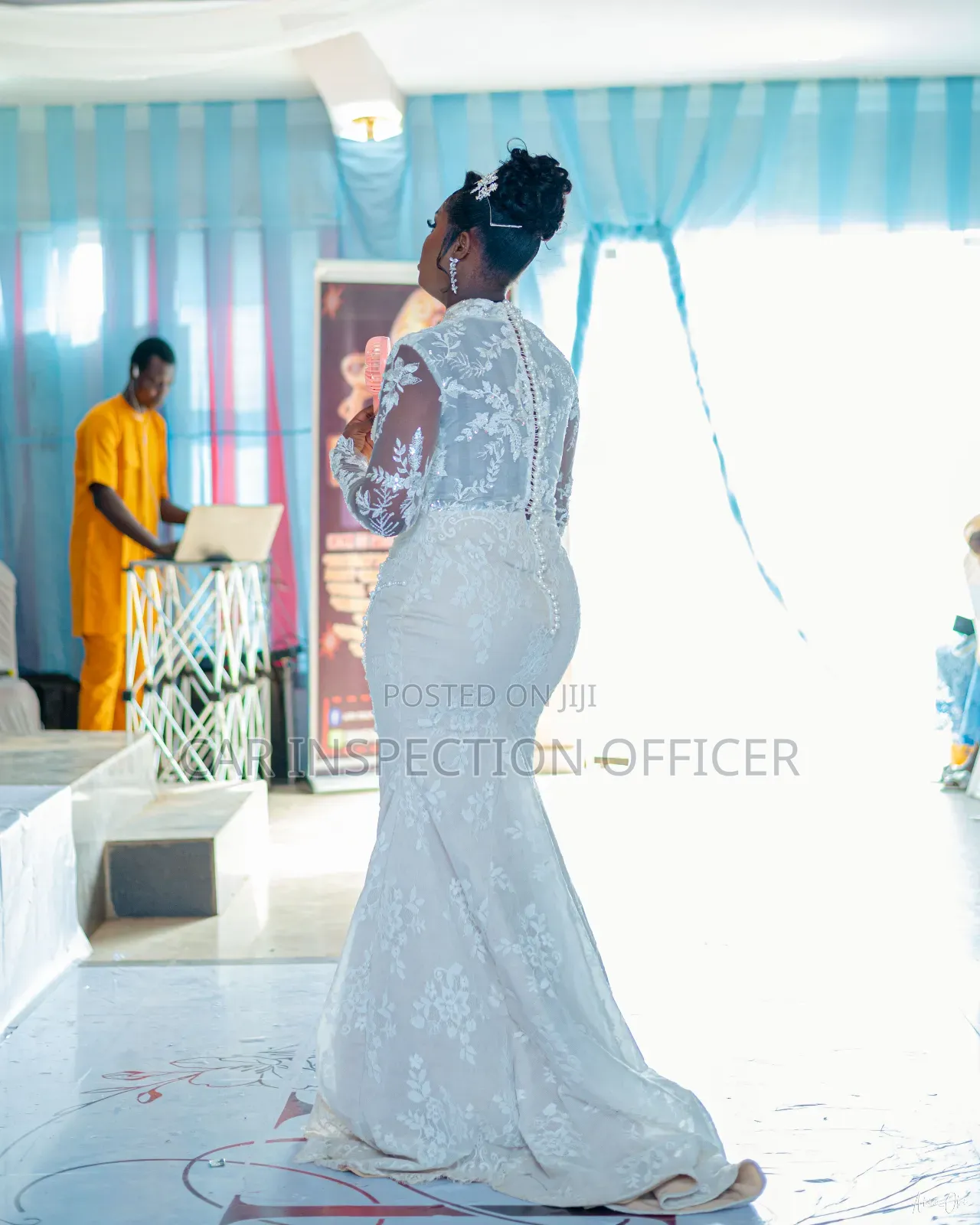 Wedding Gown and Bouquet