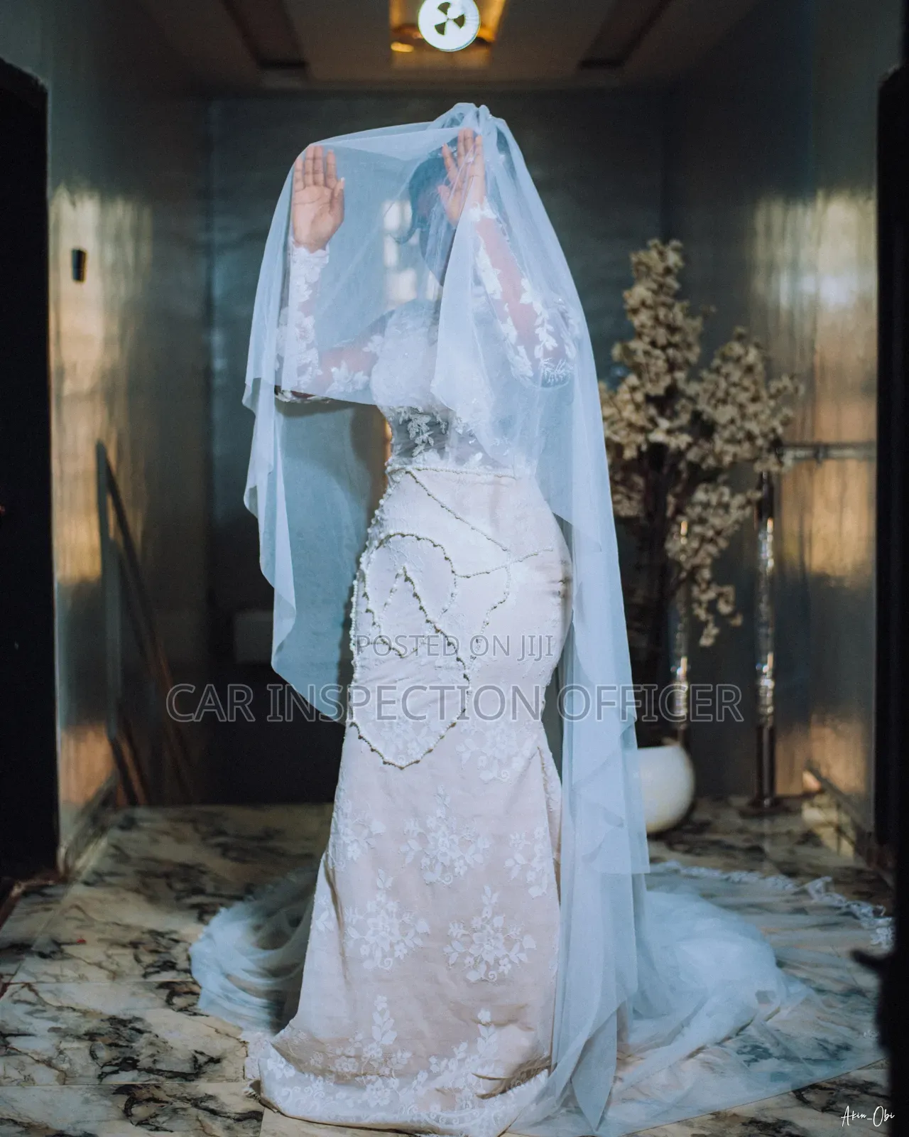 Wedding Gown and Bouquet