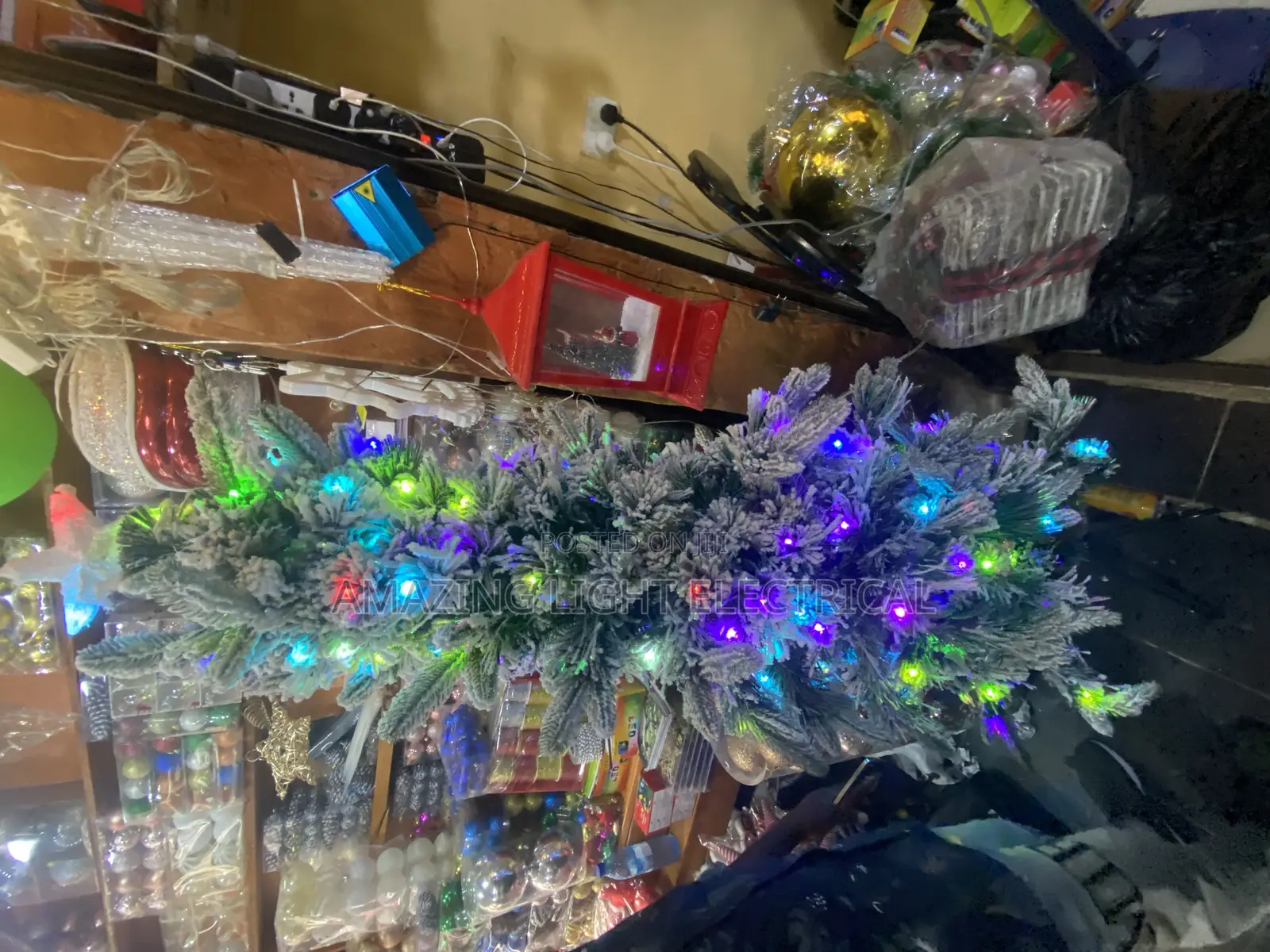 Christmas Tree Complete With Lights
