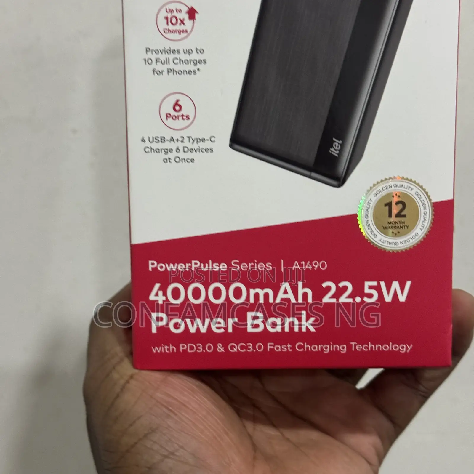 Itel 40000mah 22.5w Fast Charging Power Bank