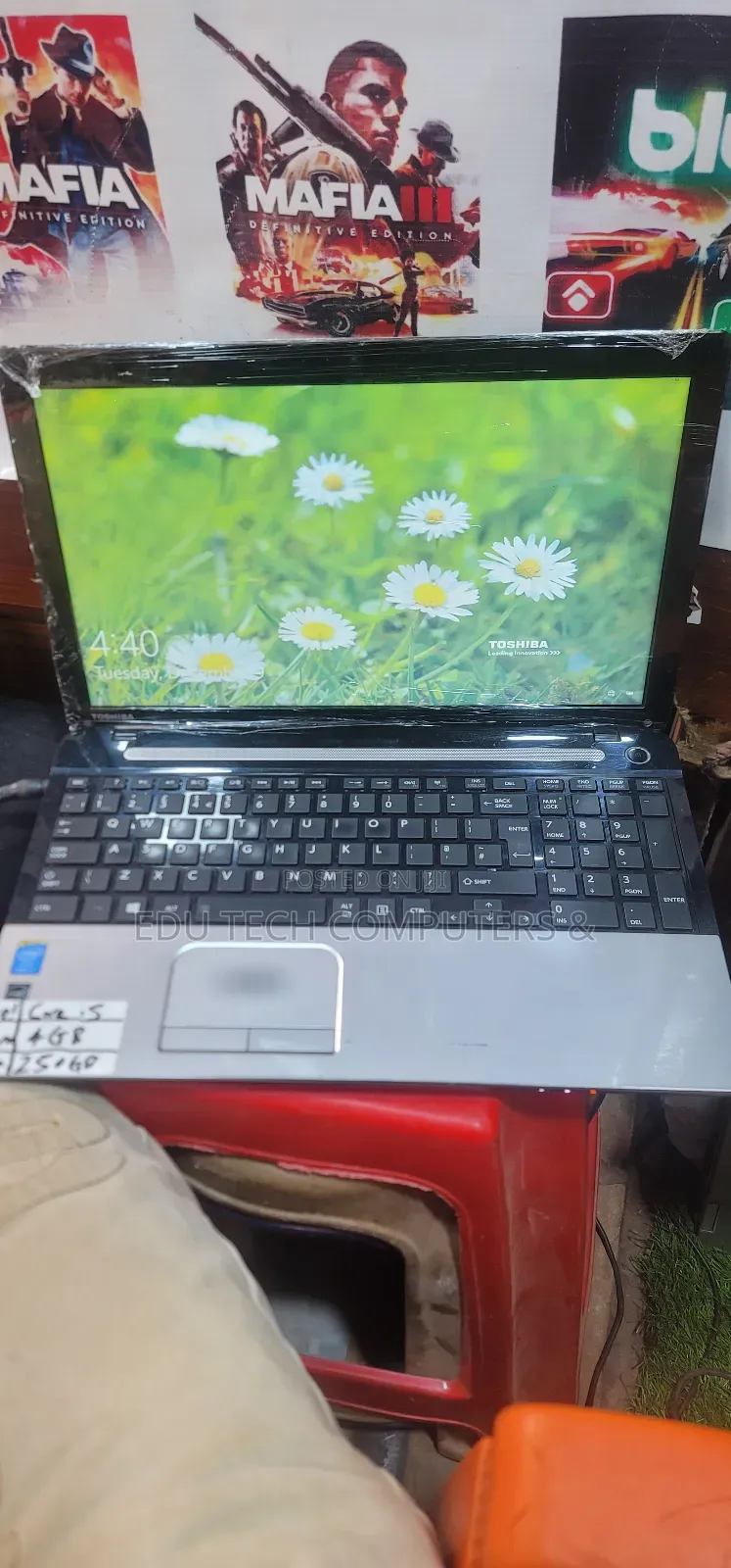 Laptop Toshiba 4GB Intel Core I5 HDD 250GB