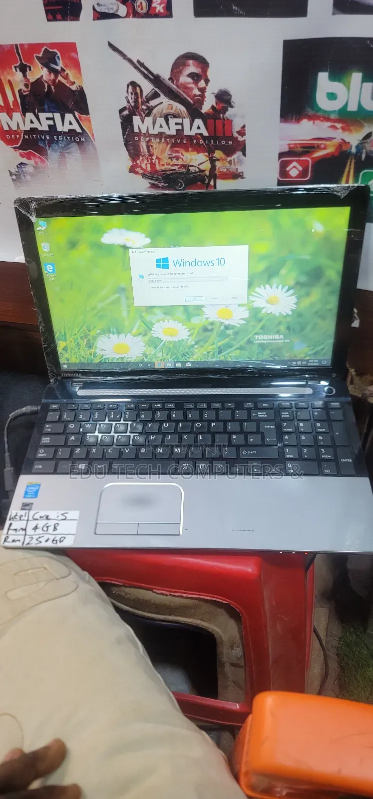 Laptop Toshiba 4GB Intel Core I5 HDD 250GB