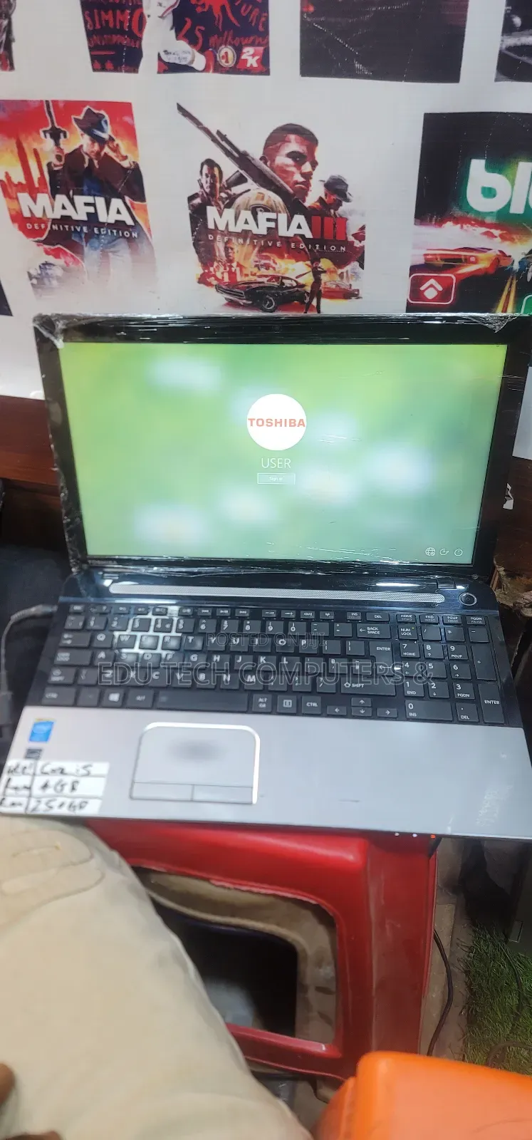 Laptop Toshiba 4GB Intel Core I5 HDD 250GB