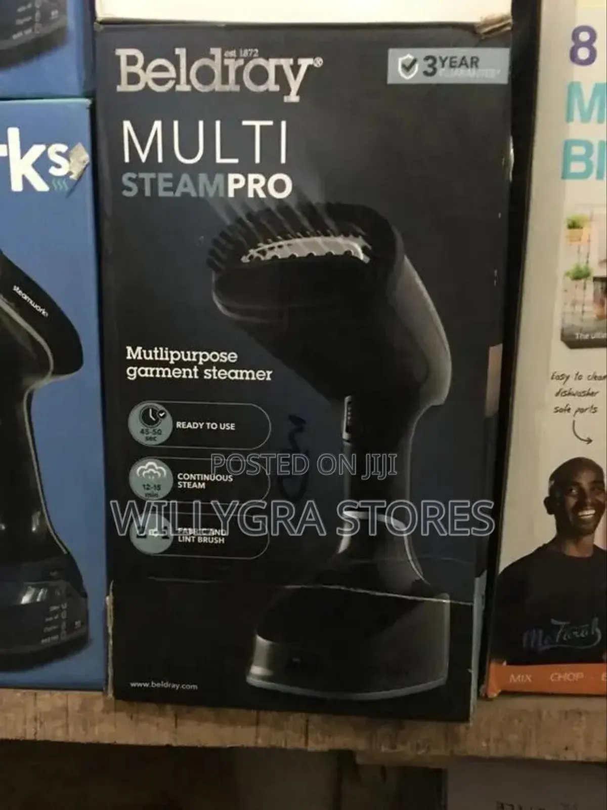 Beldray Multi Steam Pro 2-in-1 Handheld Garment Steamer