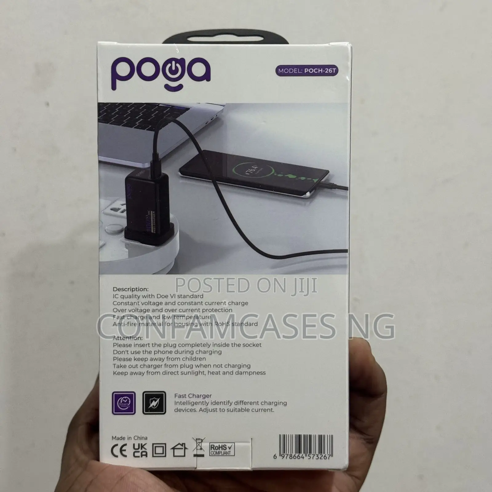 Poga 100w Type C Super Fast Charger