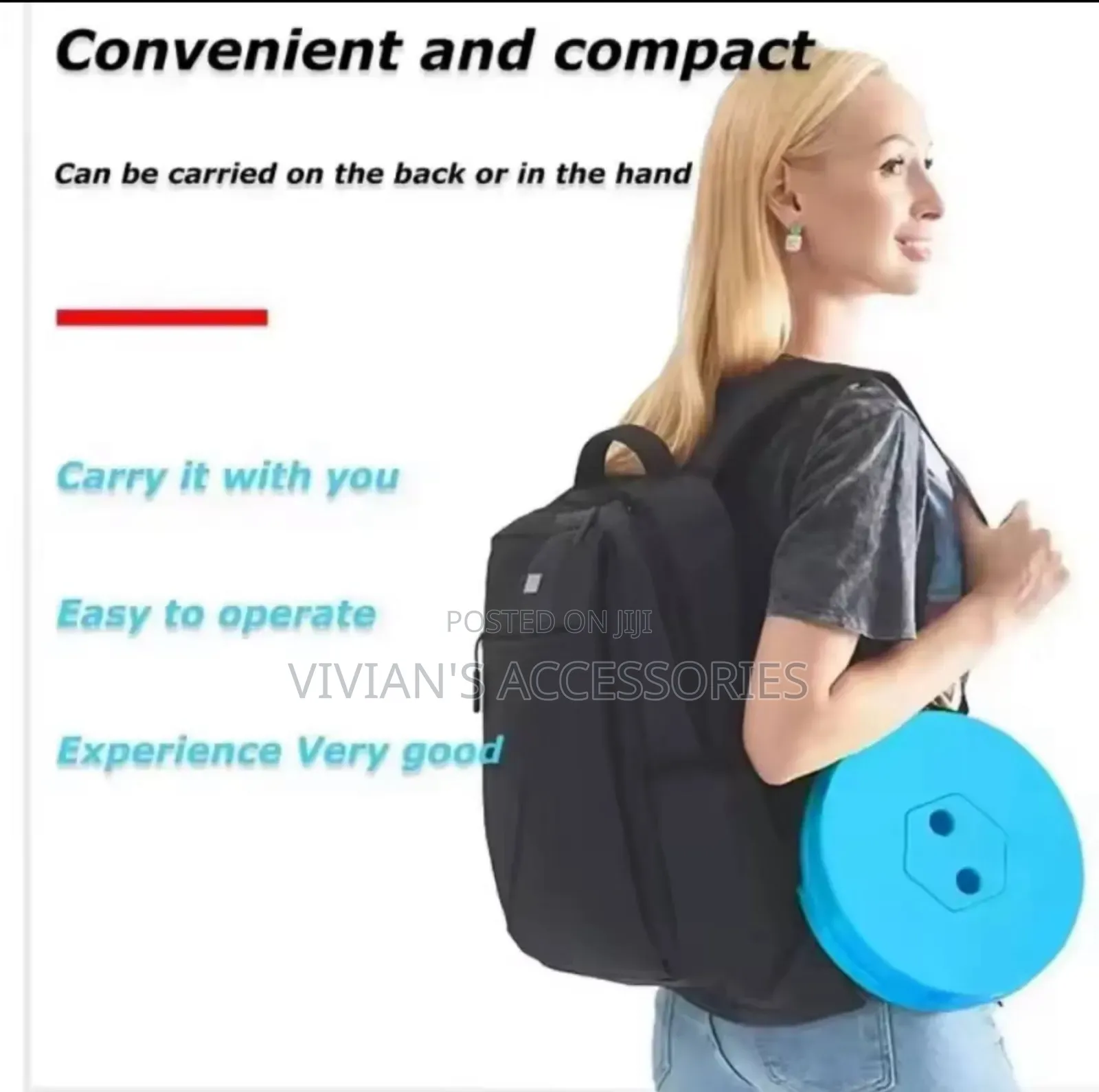 Portable Plastic Folding Telescopic Chair