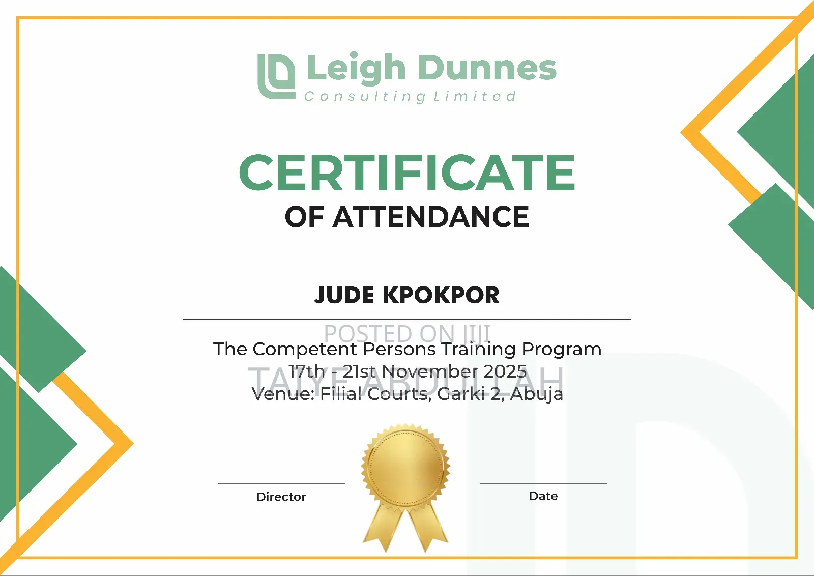 Certificate Design and Print