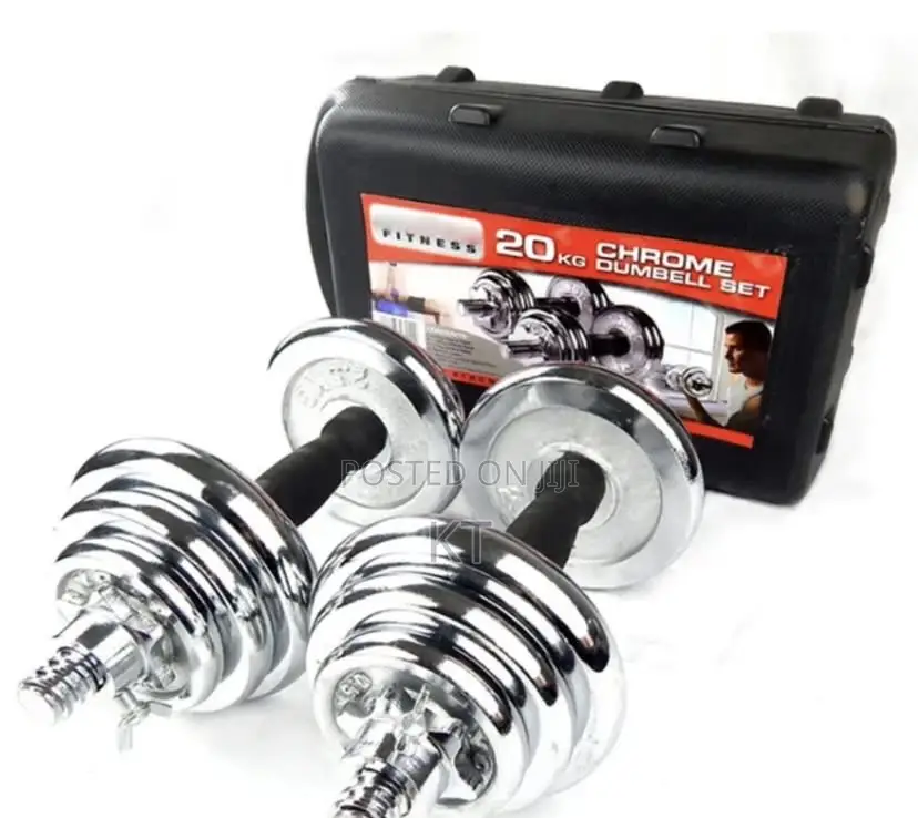 20kg Chrome Dumbbell Set