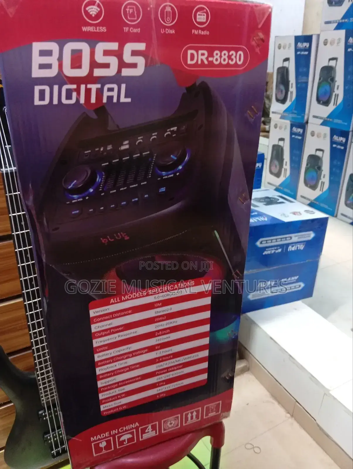 Complete 10000 Watts Boss Digital Dr 8830