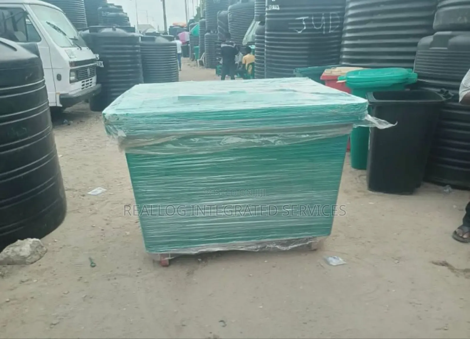 1,100 Liters Geepee Plastic Wheeled Waste Bin