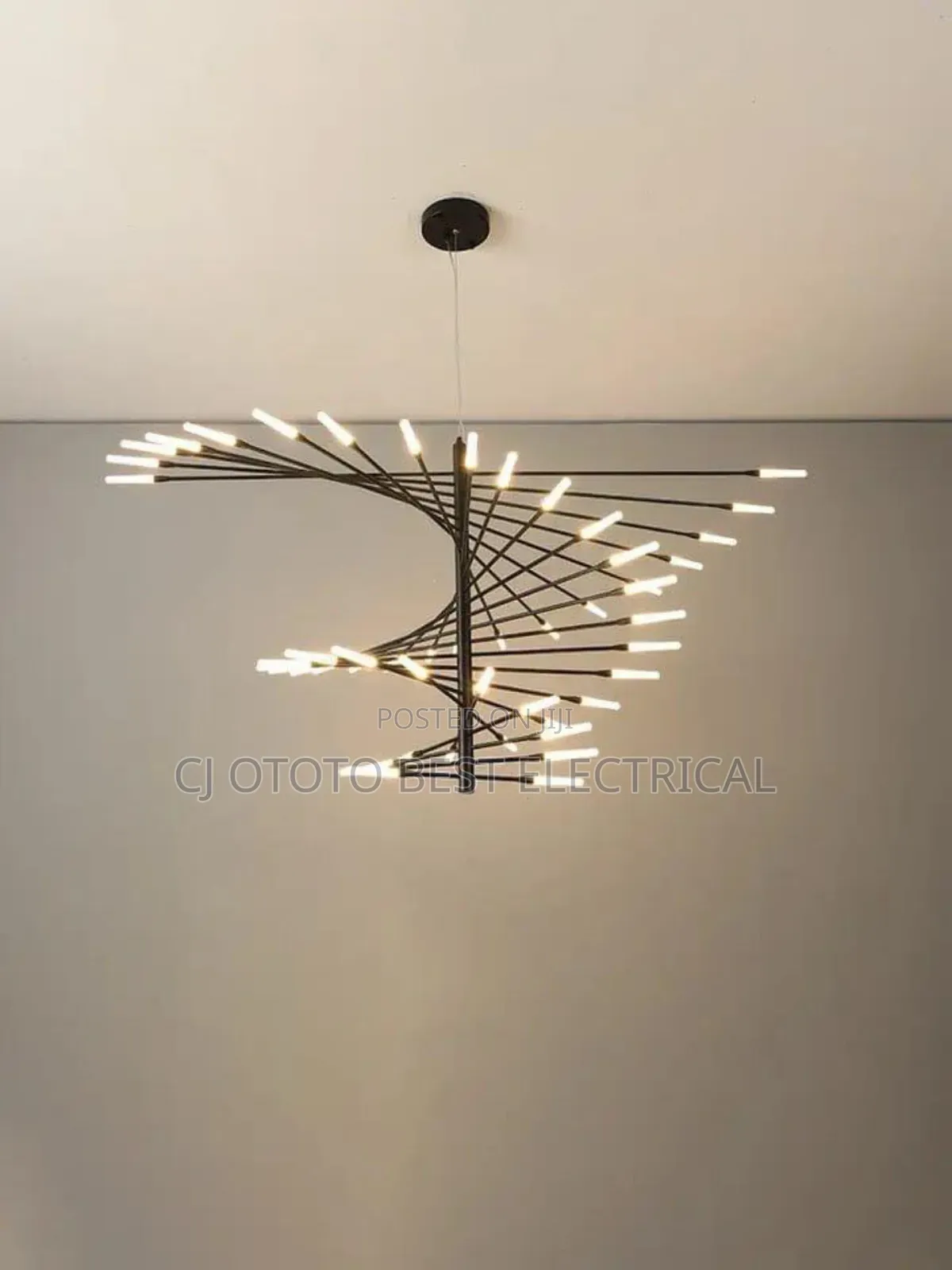 New Arrival Nordic Crystal Light, Gold and Black Body Available Now