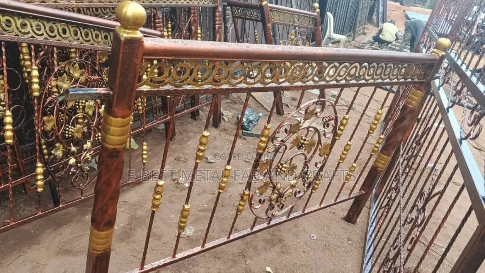 Outstanding and Solid Wrought Iron Rails