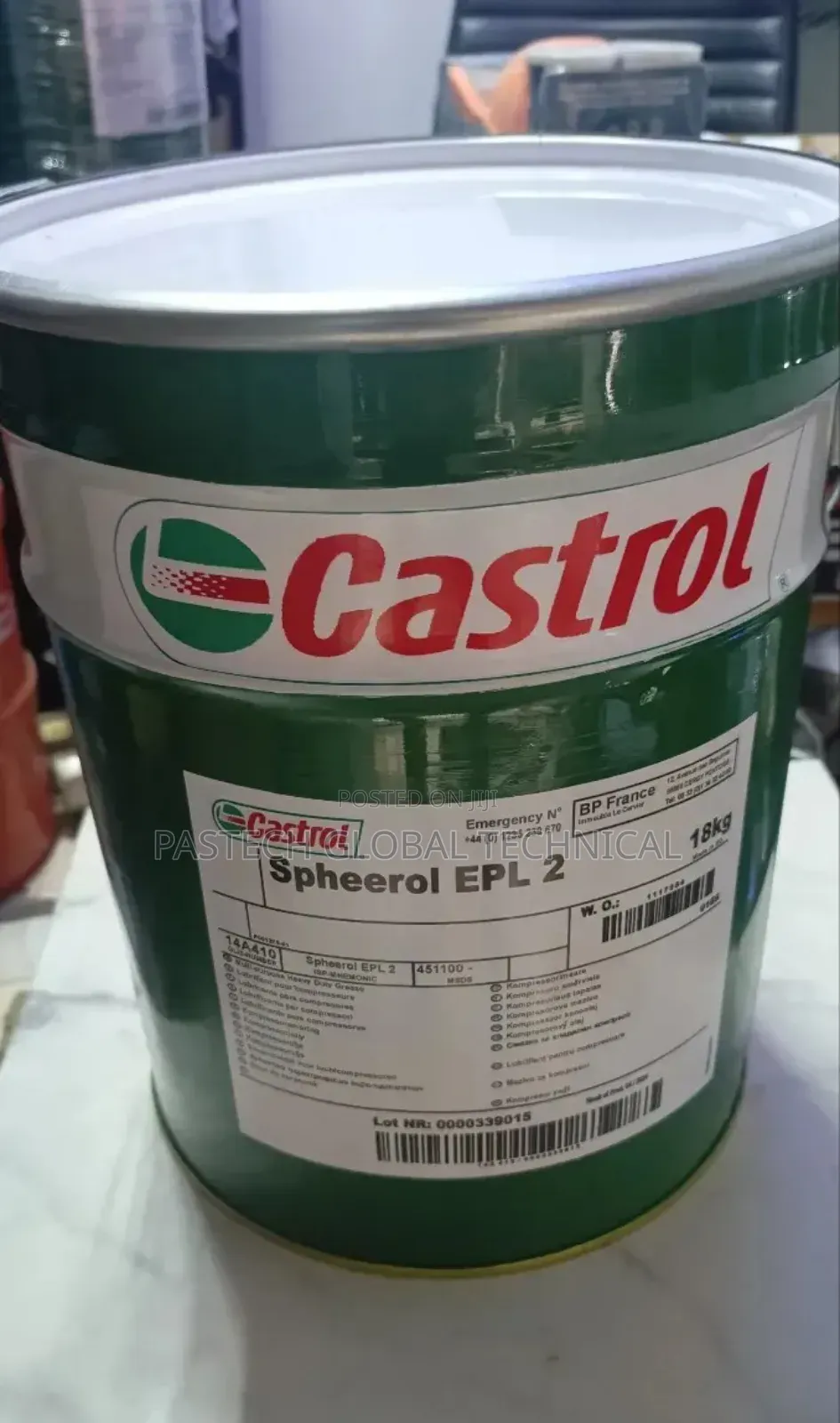 Castrol
Spheerol Epl 2 (18kg)