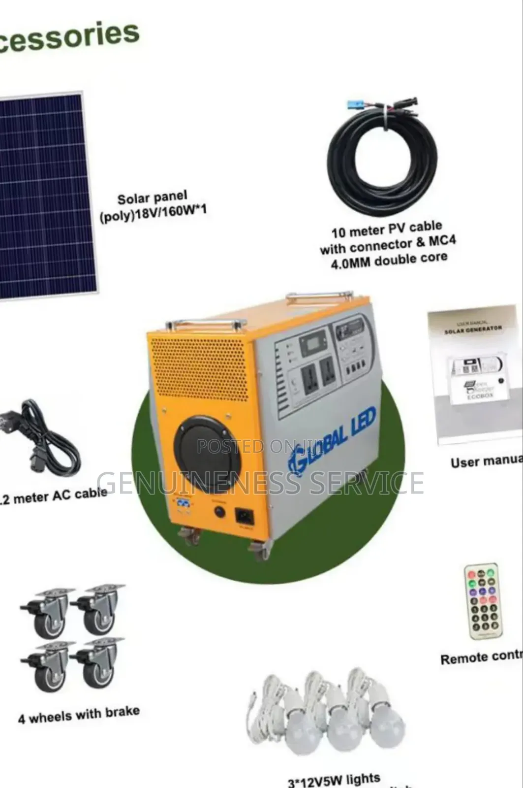 1000watt Solar Generator