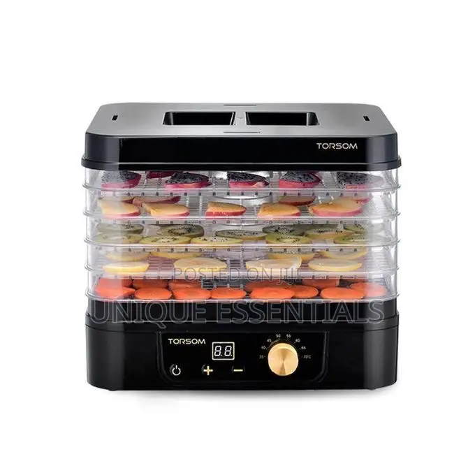 5 Trays Food Dryer Dehydrator With Digital Timer Temperature Control