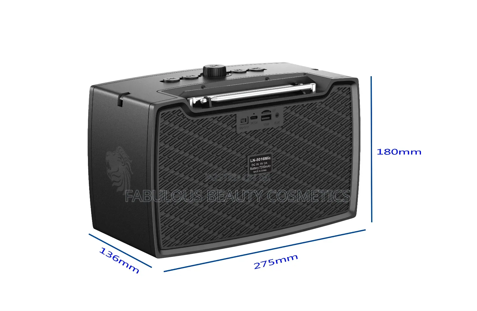Boombest Bluetooth Speaker -Ln-5016bt