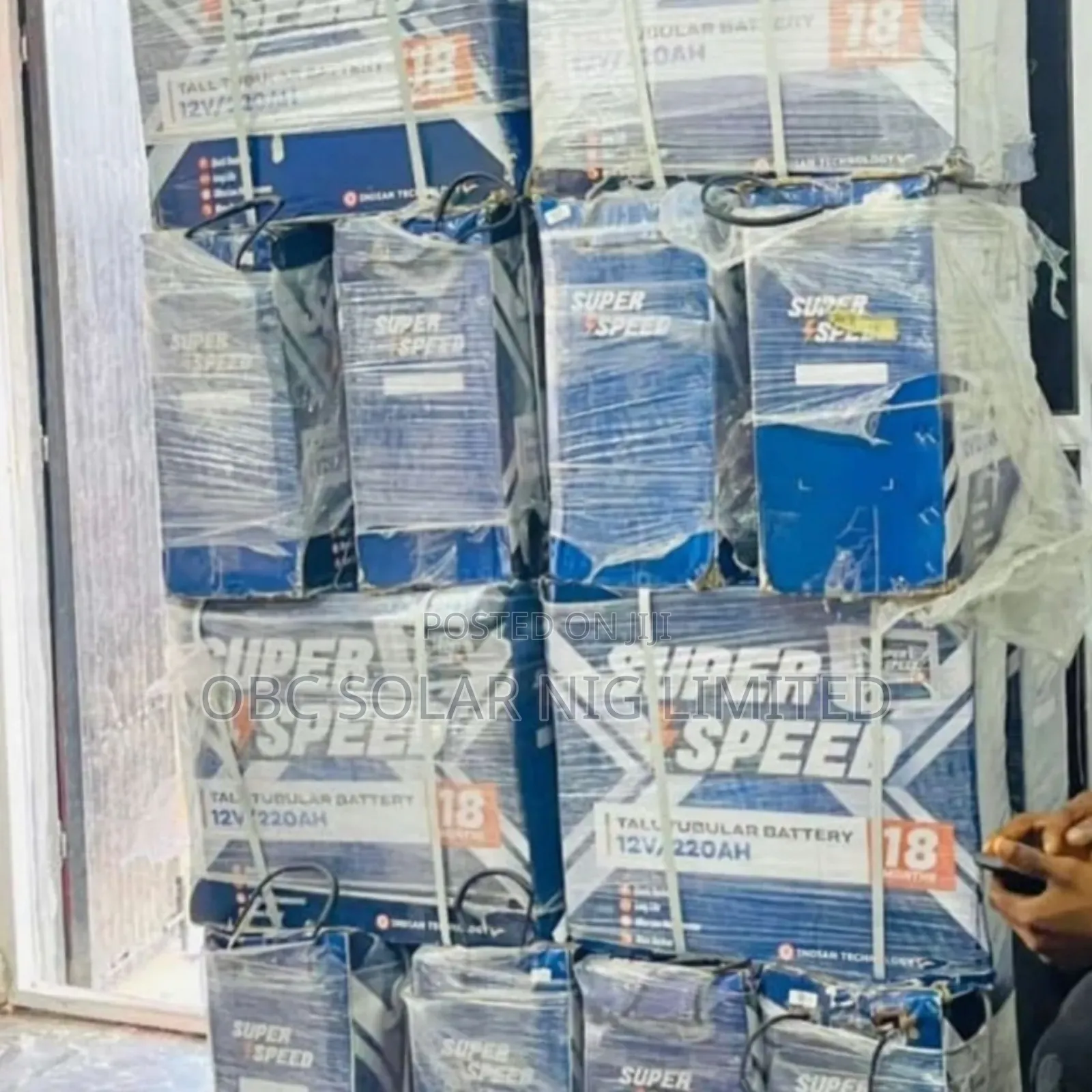 Super Speed Tubular Battery 220ah 12v
