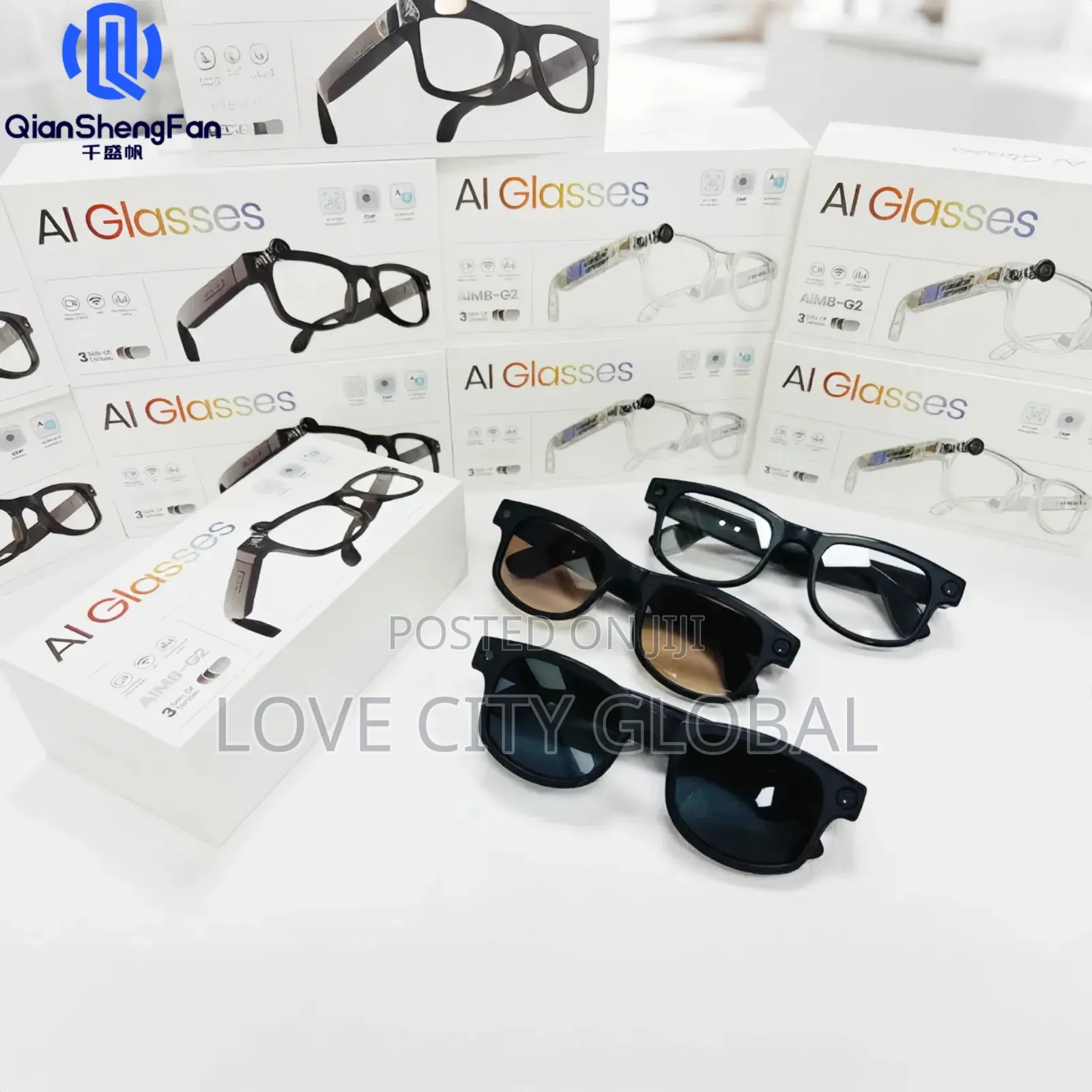 G2 Smart Glass Hd Camera Video Ai Translation Voice Assistant 3 Lens