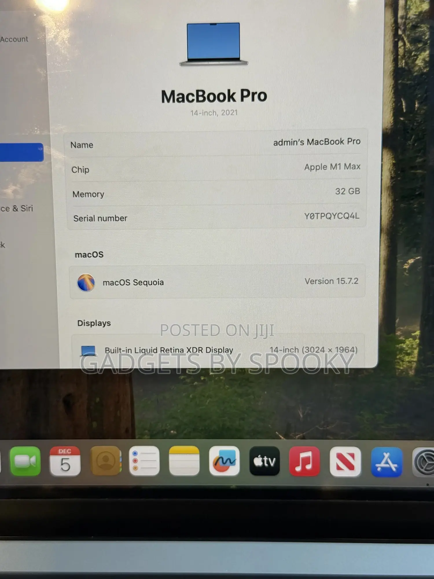 Laptop Apple MacBook Pro 2021 M1 32GB Apple M1 Max SSD 512GB