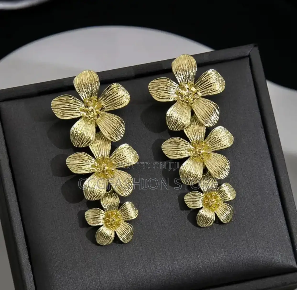 Beautiful Floral Long Earrings