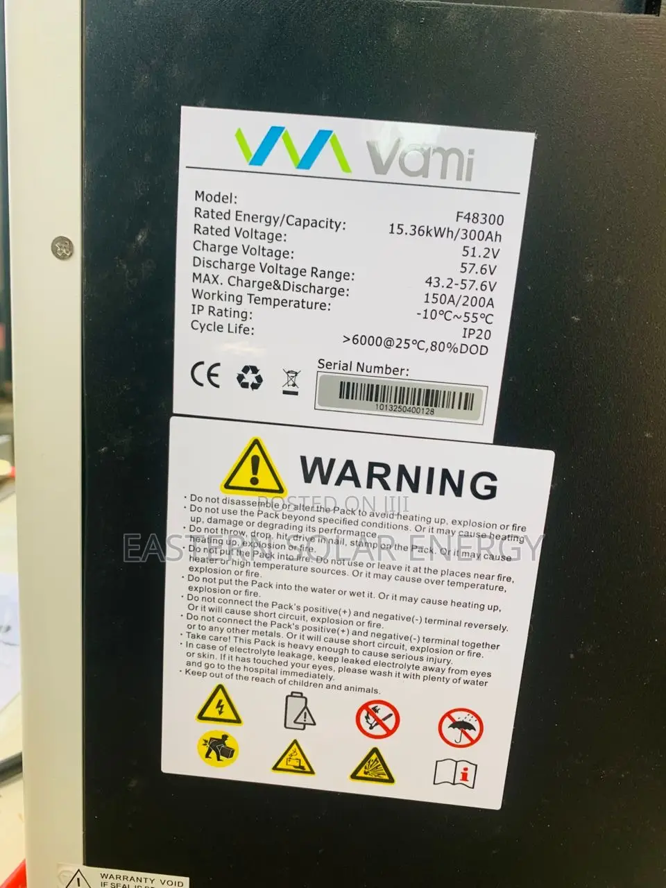 Vamii Lithium Ion Battery