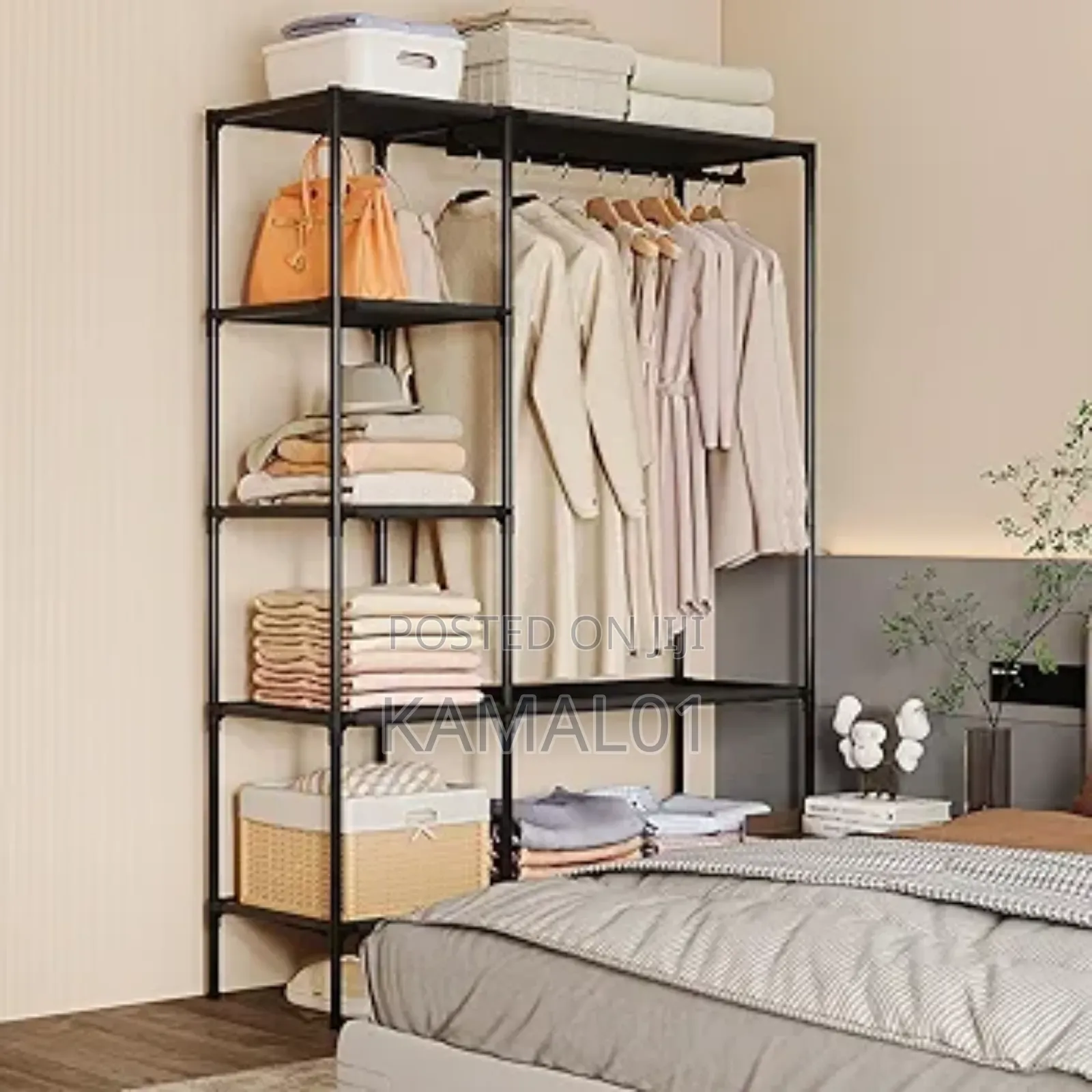 Portable Wardrobe Closet for Hanging Clothes