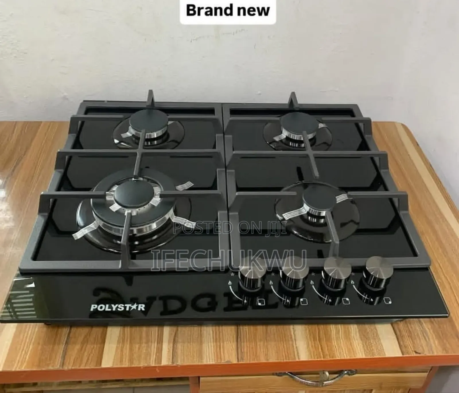 Original Polystar Luxury Built-in 4 Burners Gas Cooker Hob Automatic