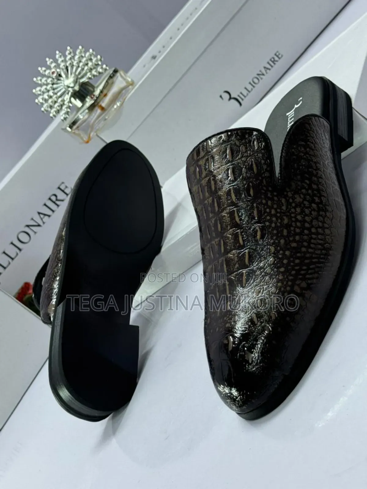 High Quality Billionaire Men's Half Shoes