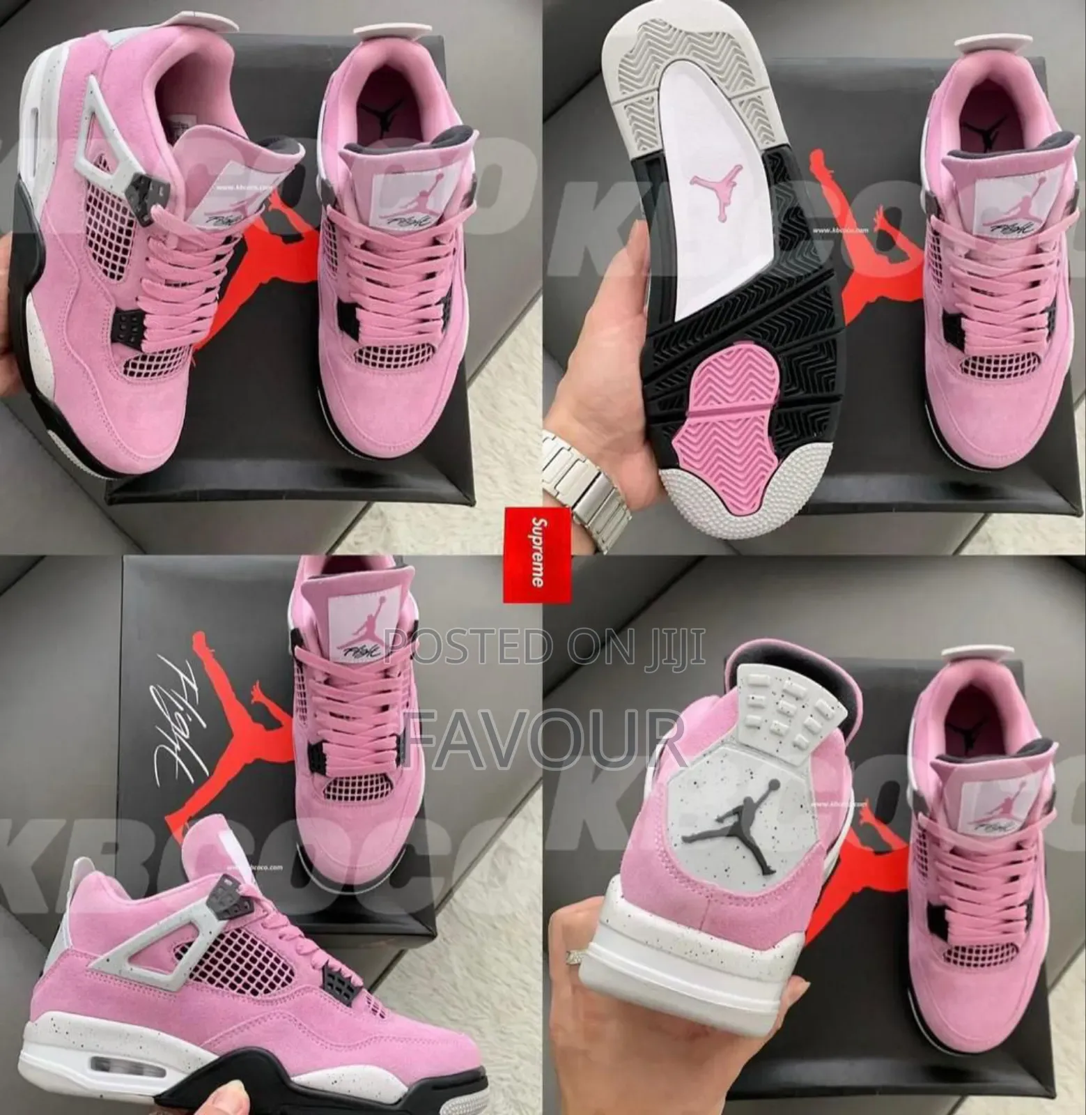Highquality Jordan 4 Pink Available in Store